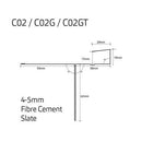 Aluminium Slate Trim