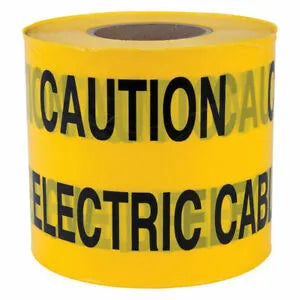 Electric Underground Warning Tape 150mm x 365m