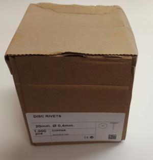 Disc Rivet Copper Crampions / Disc Rivets
