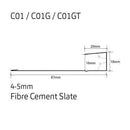 Aluminium Slate Trim