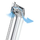 Fakro Centre Pivot, White PVC, Double Glazed Roof Window (PTP-V U3)