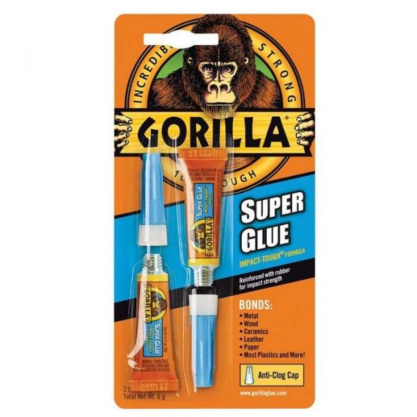 Gorilla Super Glue 2 x 3g Twin Pack
